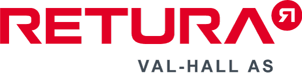 Logo Retura Val Hall AS